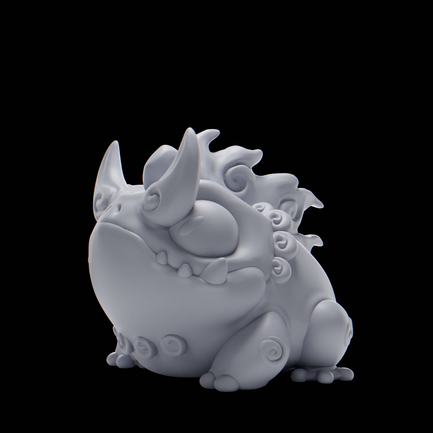 Kaerii (Toad) - UNPAINTED - Grumpii Art Toy
