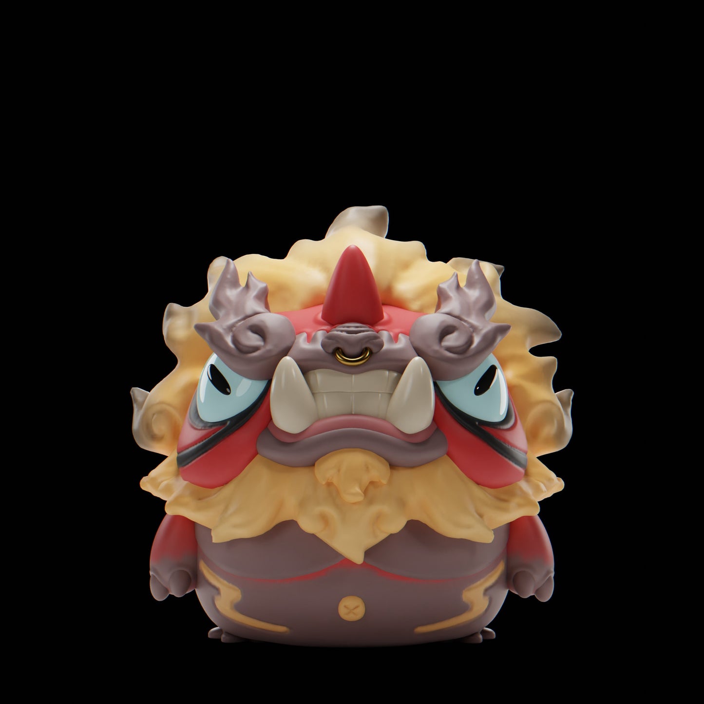 Kajiin - UNPAINTED - Grumpii Art Toy
