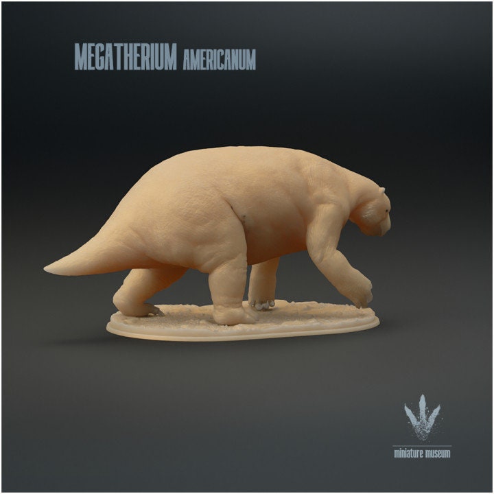 Megatherium Americanum - UNPAINTED - Miniature Museum