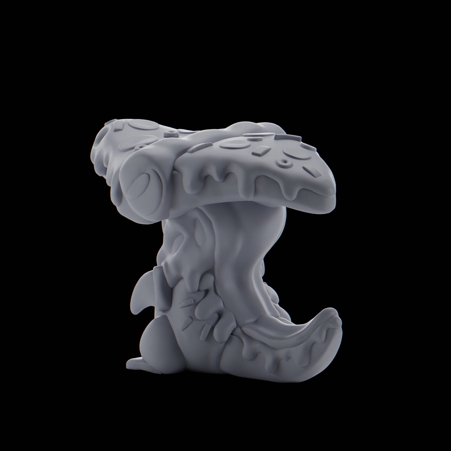 Pizzard - UNPAINTED - Grumpii Art Toy
