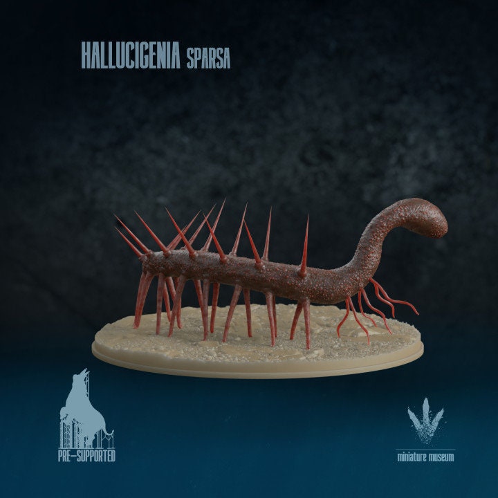 Hallucigenia sparsa - UNPAINTED - Miniature Museum