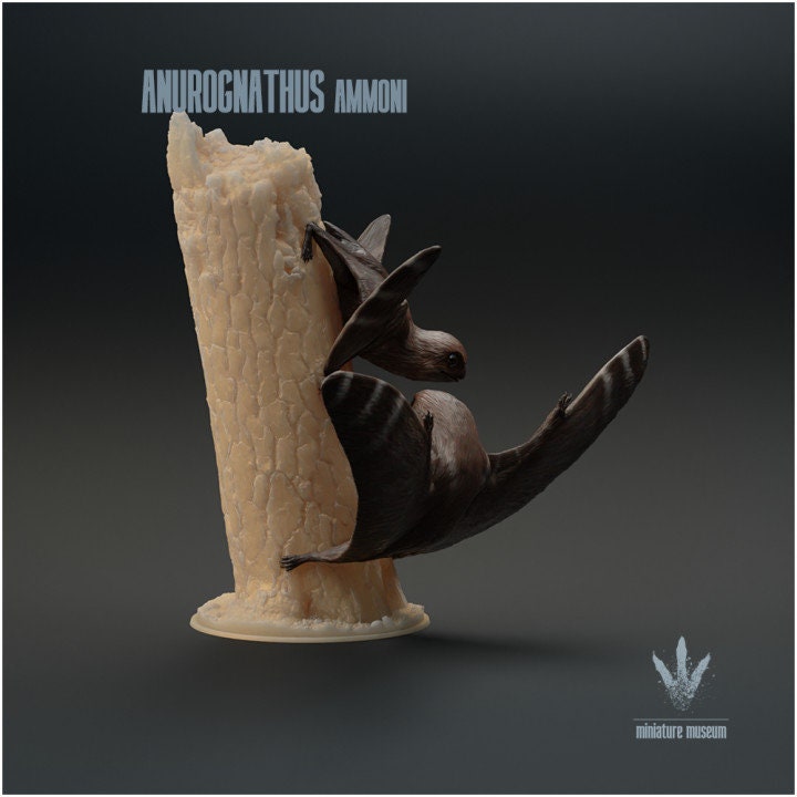 Anurognathus Ammoni Couple - UNPAINTED - Miniature Museum