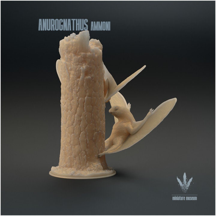 Anurognathus Ammoni Couple - UNPAINTED - Miniature Museum