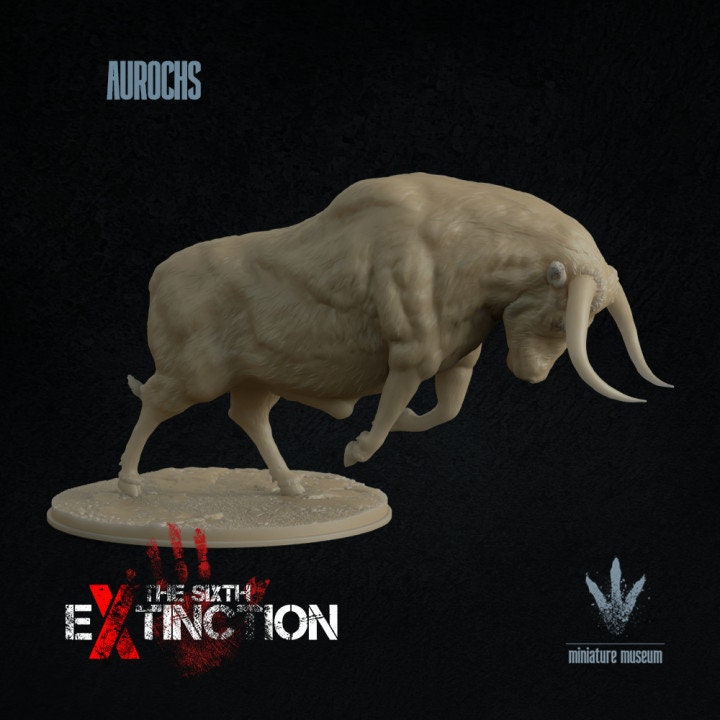 Aurochs - UNPAINTED - Miniature Museum