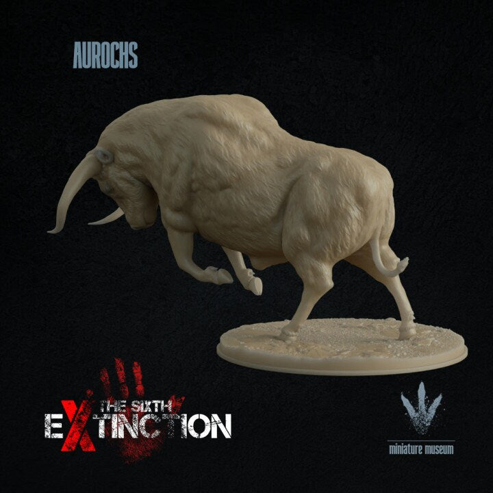 Aurochs - UNPAINTED - Miniature Museum
