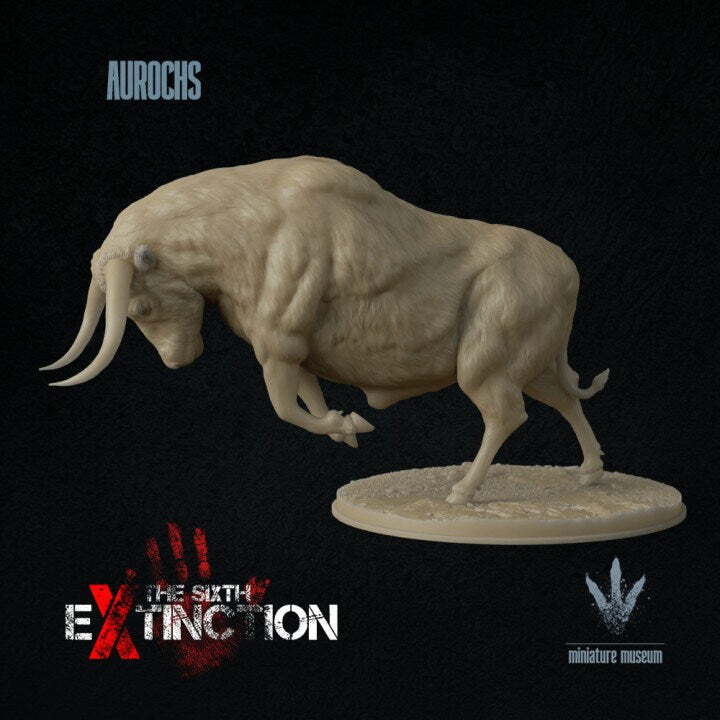 Aurochs - UNPAINTED - Miniature Museum