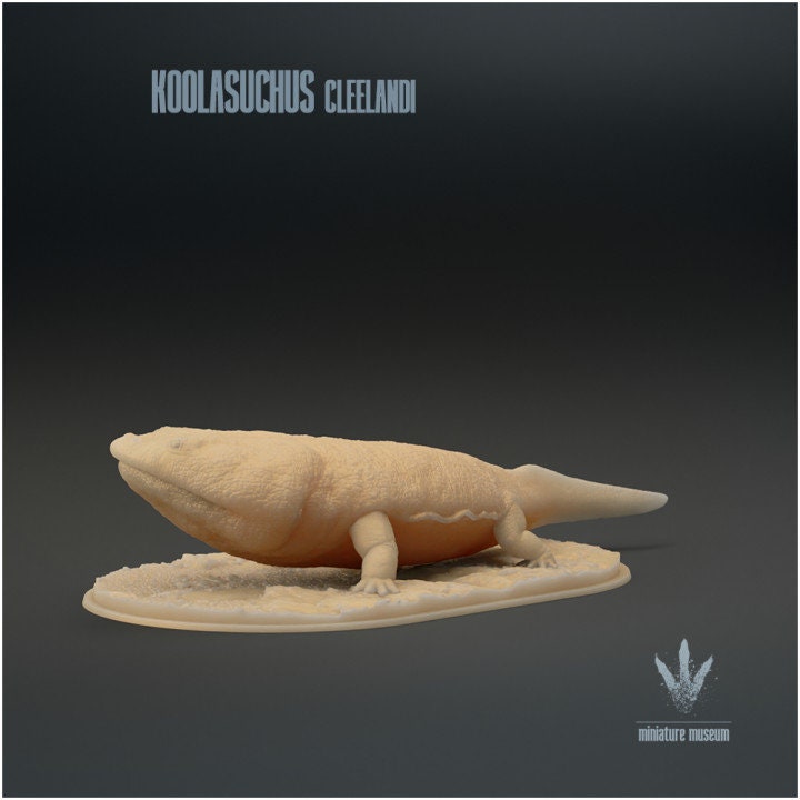Koolasuchus cleelandi - UNPAINTED - Miniature Museum