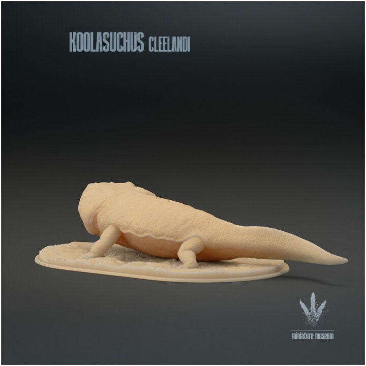 Koolasuchus cleelandi - UNPAINTED - Miniature Museum