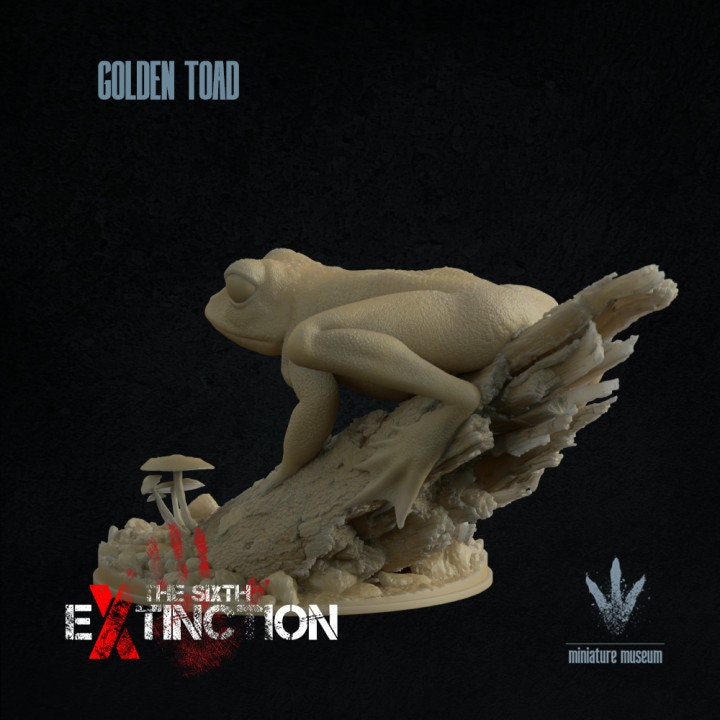 Golden Toad - UNPAINTED - Miniature Museum