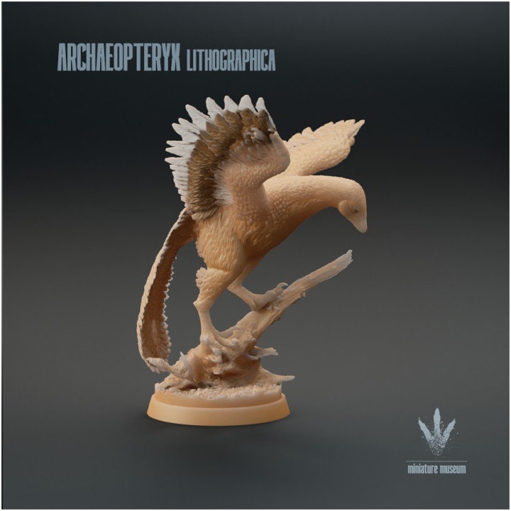 Archaeopteryx lithographica - UNPAINTED - Miniature Museum