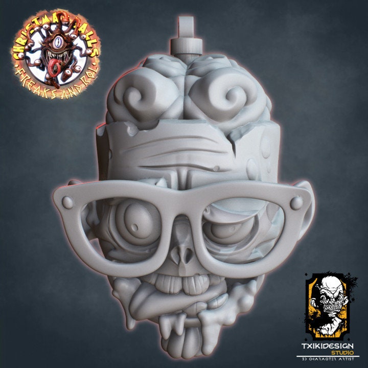 Zombienerd Ball - UNPAINTED - Txiki Design Studio