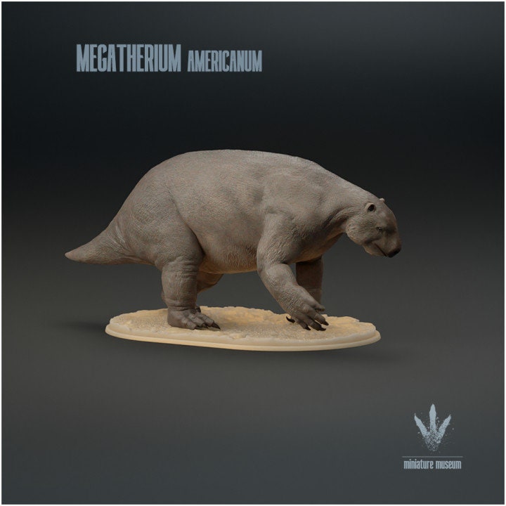 Megatherium Americanum - UNPAINTED - Miniature Museum