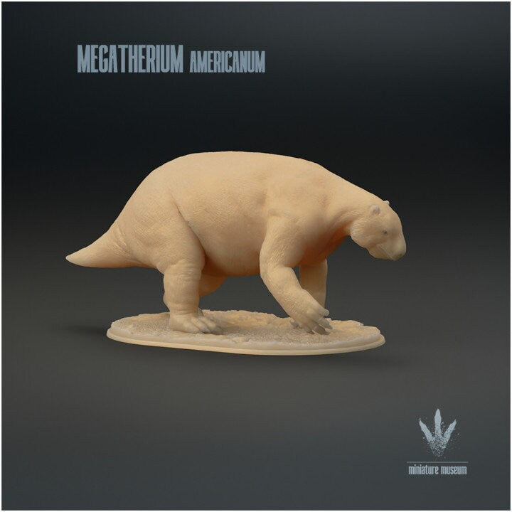 Megatherium Americanum - UNPAINTED - Miniature Museum