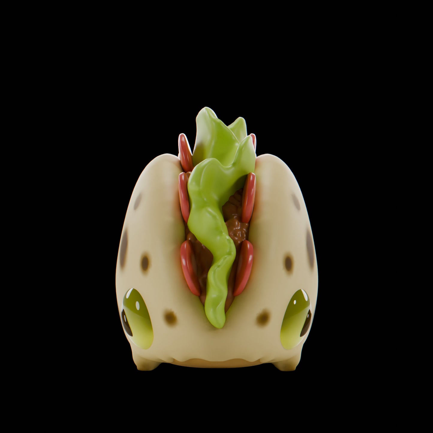 Taco - UNPAINTED - Grumpii Art Toy