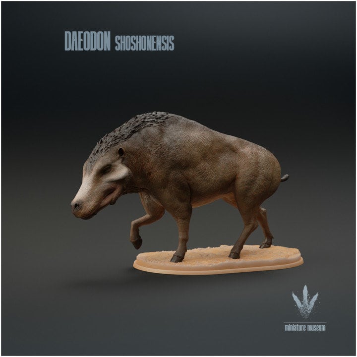 Daeodon Shoshonensis - UNPAINTED - Miniature Museum