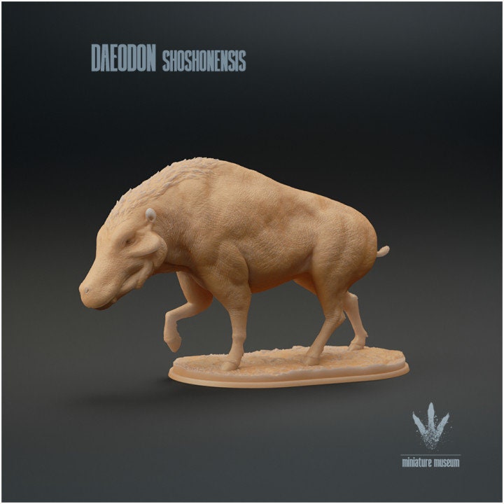 Daeodon Shoshonensis - UNPAINTED - Miniature Museum