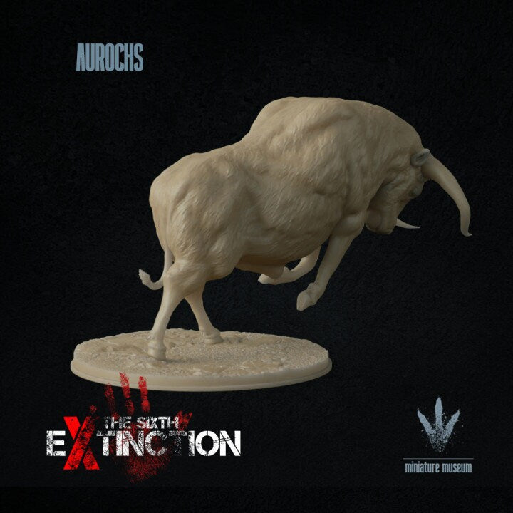 Aurochs - UNPAINTED - Miniature Museum