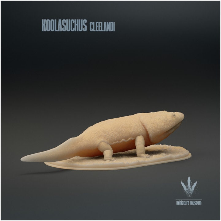 Koolasuchus cleelandi - UNPAINTED - Miniature Museum