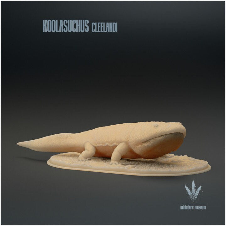 Koolasuchus cleelandi - UNPAINTED - Miniature Museum
