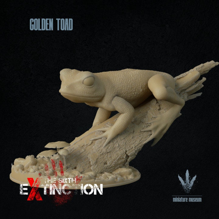 Golden Toad - UNPAINTED - Miniature Museum