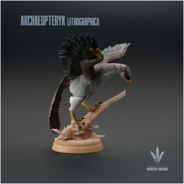 Archaeopteryx lithographica - UNPAINTED - Miniature Museum