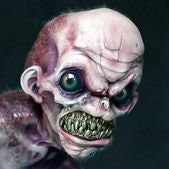 Zombienerd Ball - UNPAINTED - Txiki Design Studio