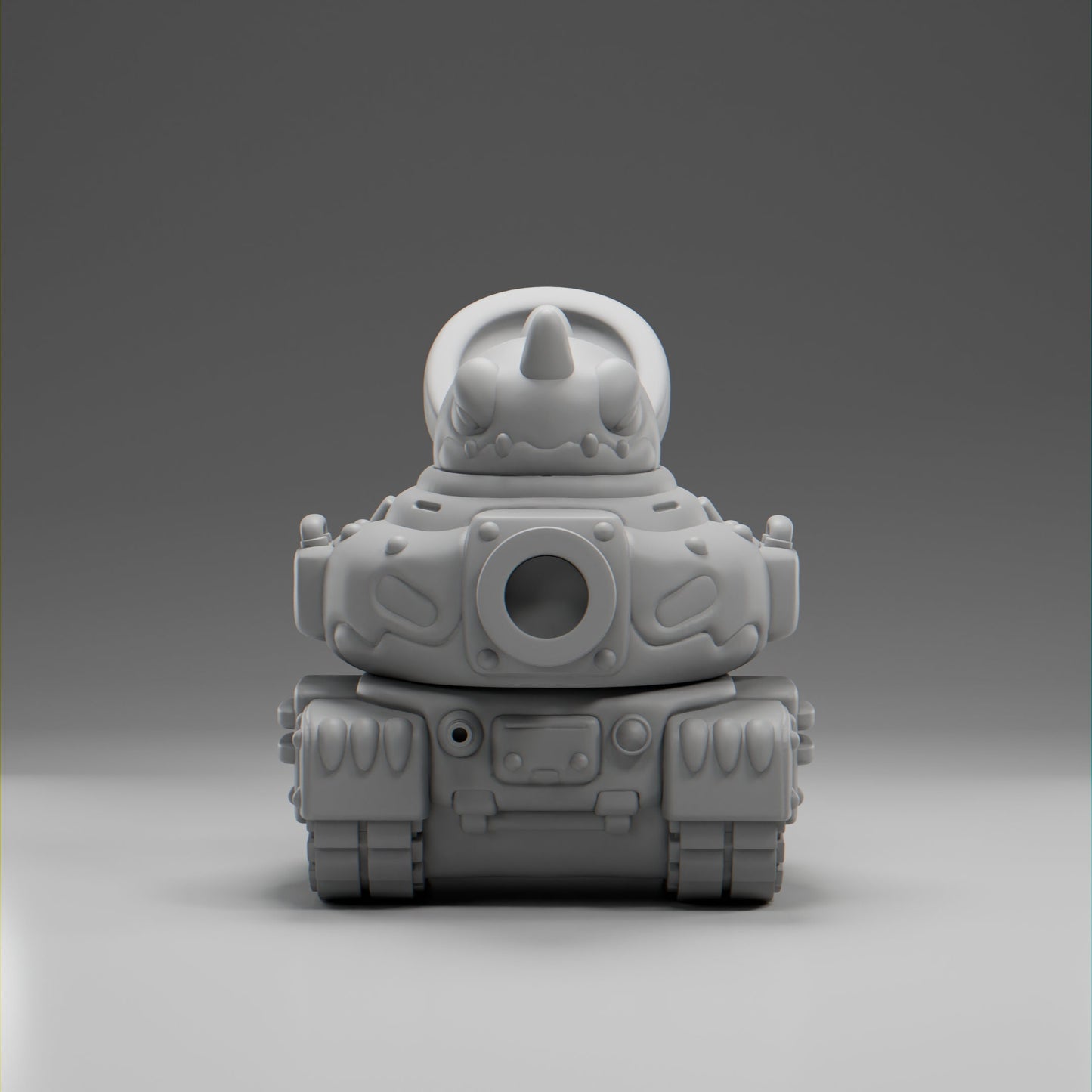 Tankii - UNPAINTED - Grumpii Art Toy