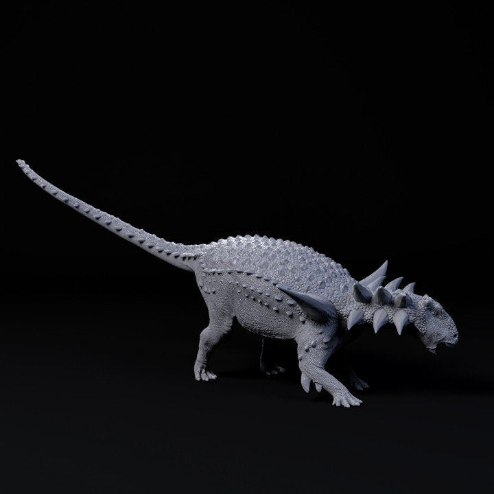 Sauropelta defensive - UNPAINTED - Dino and Dog Miniatures