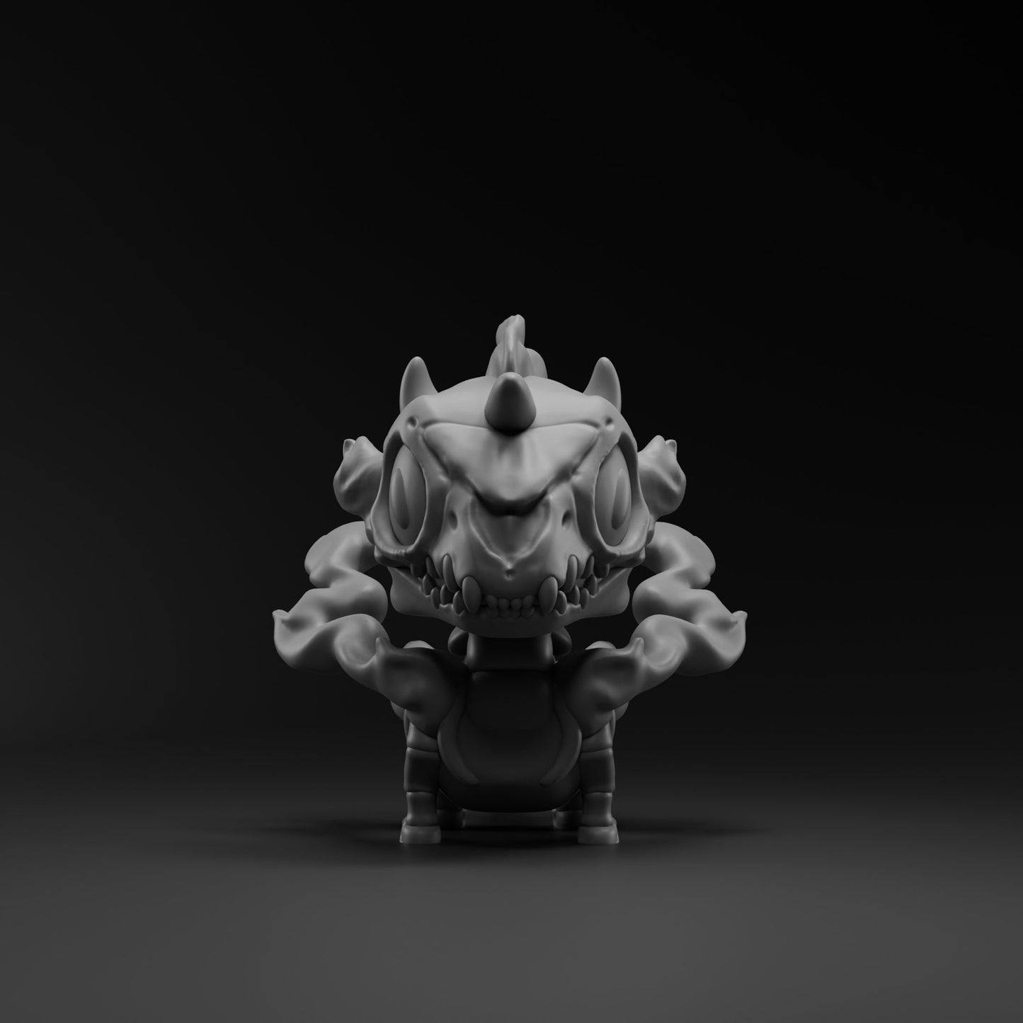 Hokii - UNPAINTED - Grumpii Art Toy