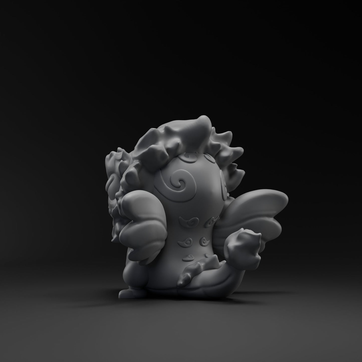 Itsumii - UNPAINTED - Grumpii Art Toy