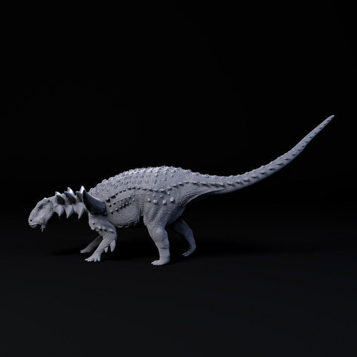 Sauropelta defensive - UNPAINTED - Dino and Dog Miniatures