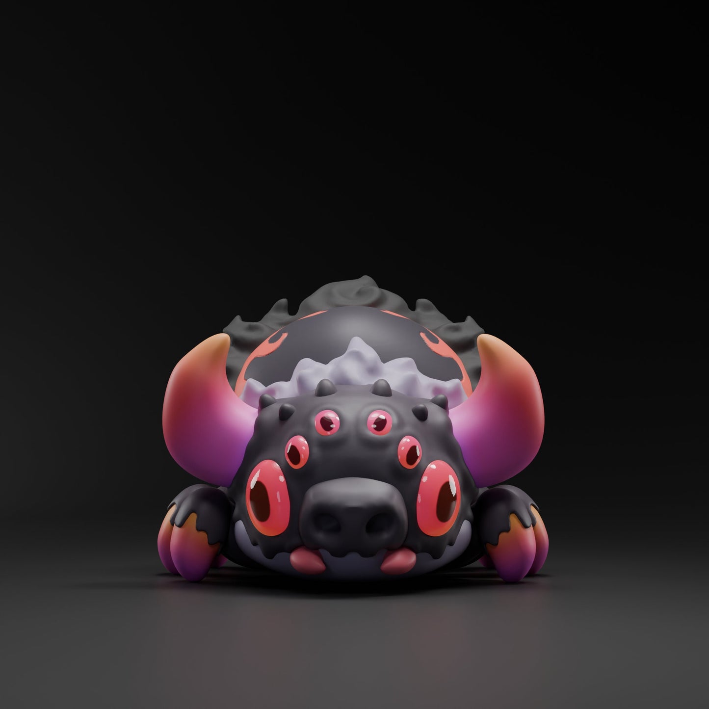 Ushii-Onii - UNPAINTED - Grumpii Art Toy