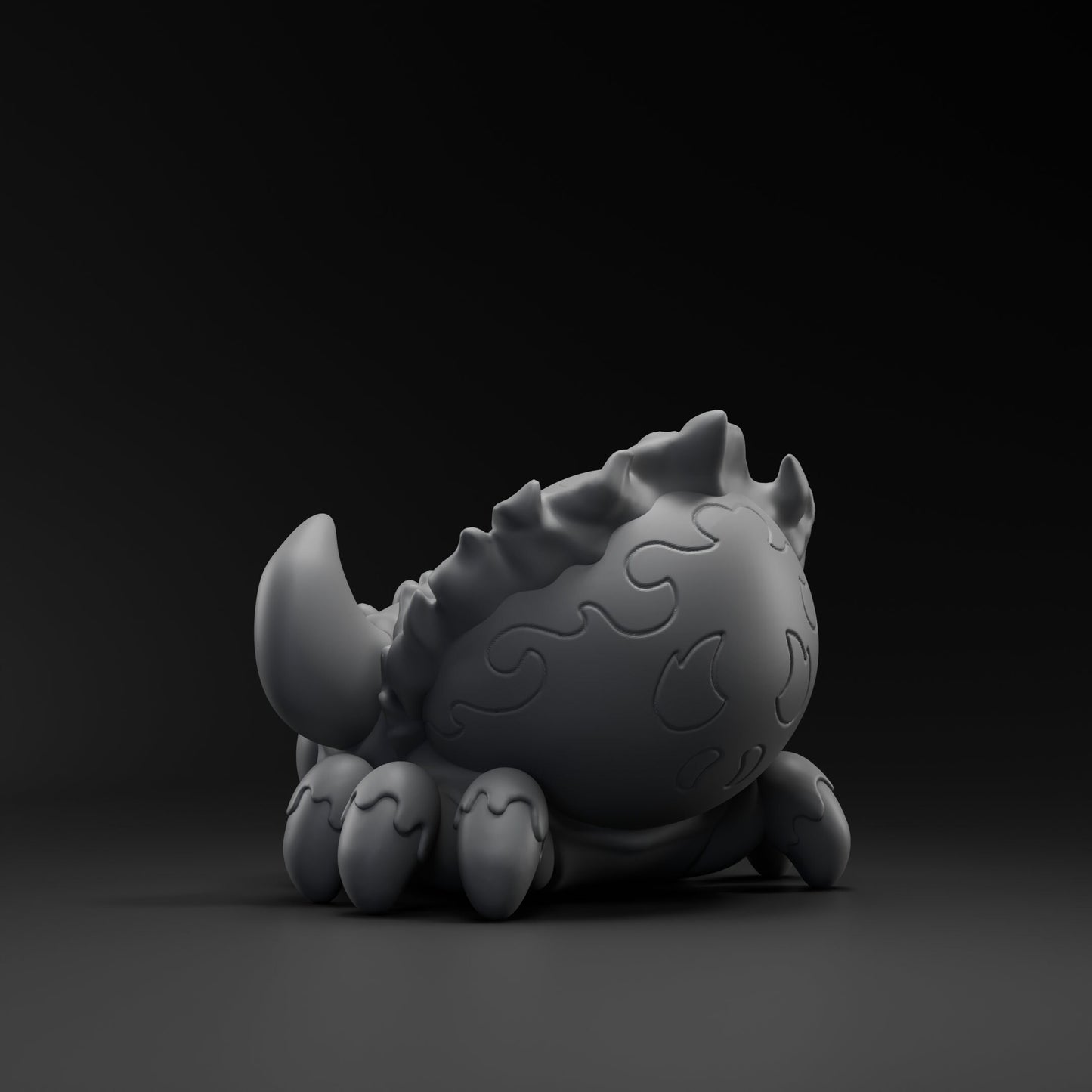 Ushii-Onii - UNPAINTED - Grumpii Art Toy