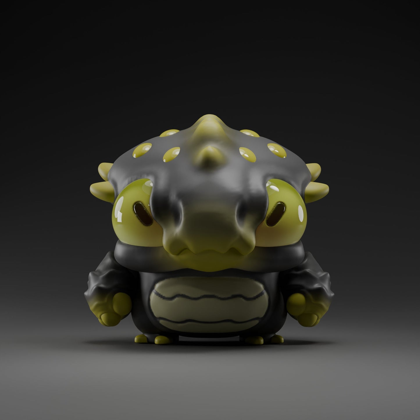 Buzzii - UNPAINTED - Grumpii Art Toy