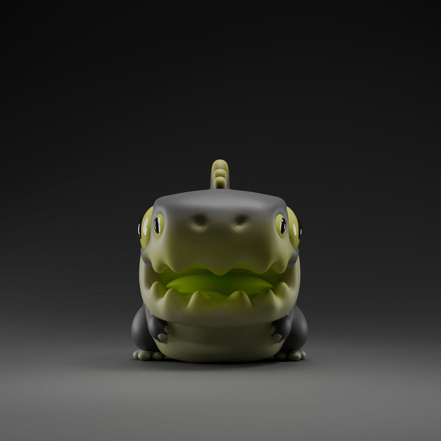 Chompii - UNPAINTED - Grumpii Art Toy