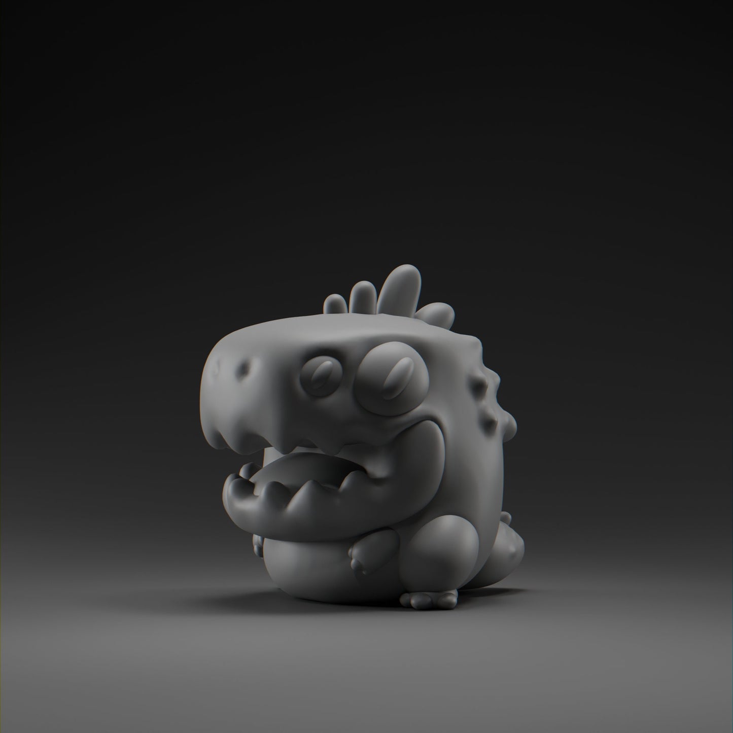 Chompii - UNPAINTED - Grumpii Art Toy