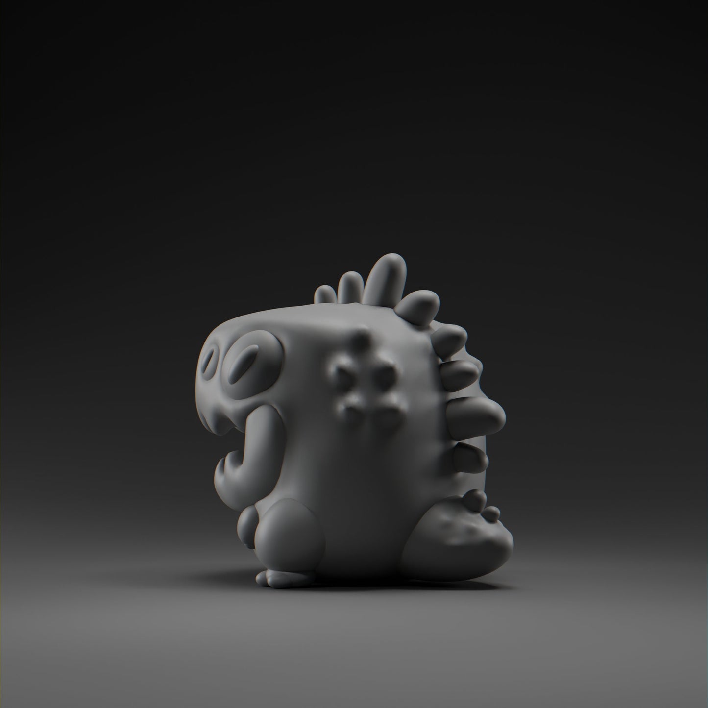 Chompii - UNPAINTED - Grumpii Art Toy