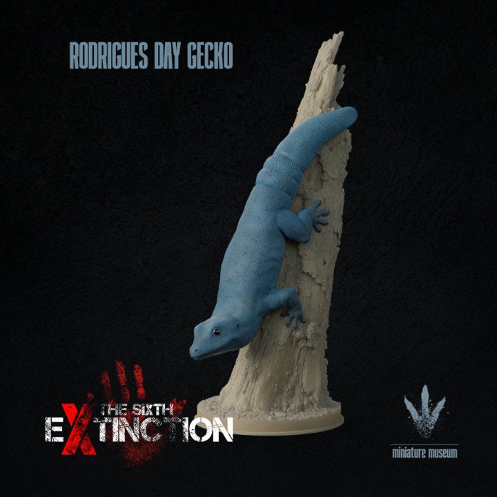 Rodrigues day gecko : Climbing - UNPAINTED - Miniature Museum