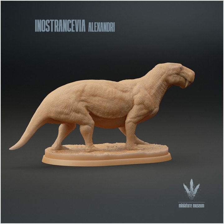 Inostrancevia alexandri : The Ancient Saber-tooth - UNPAINTED - Miniature Museum