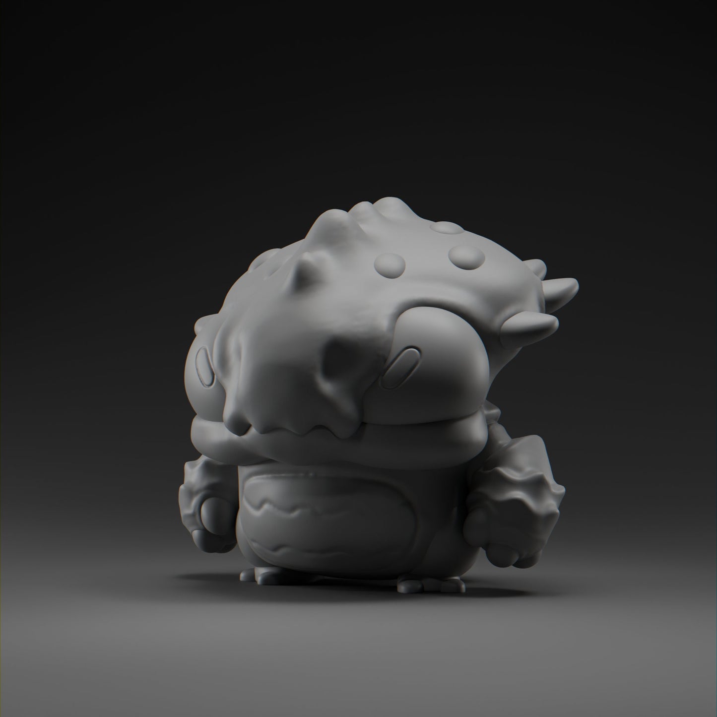 Buzzii - UNPAINTED - Grumpii Art Toy
