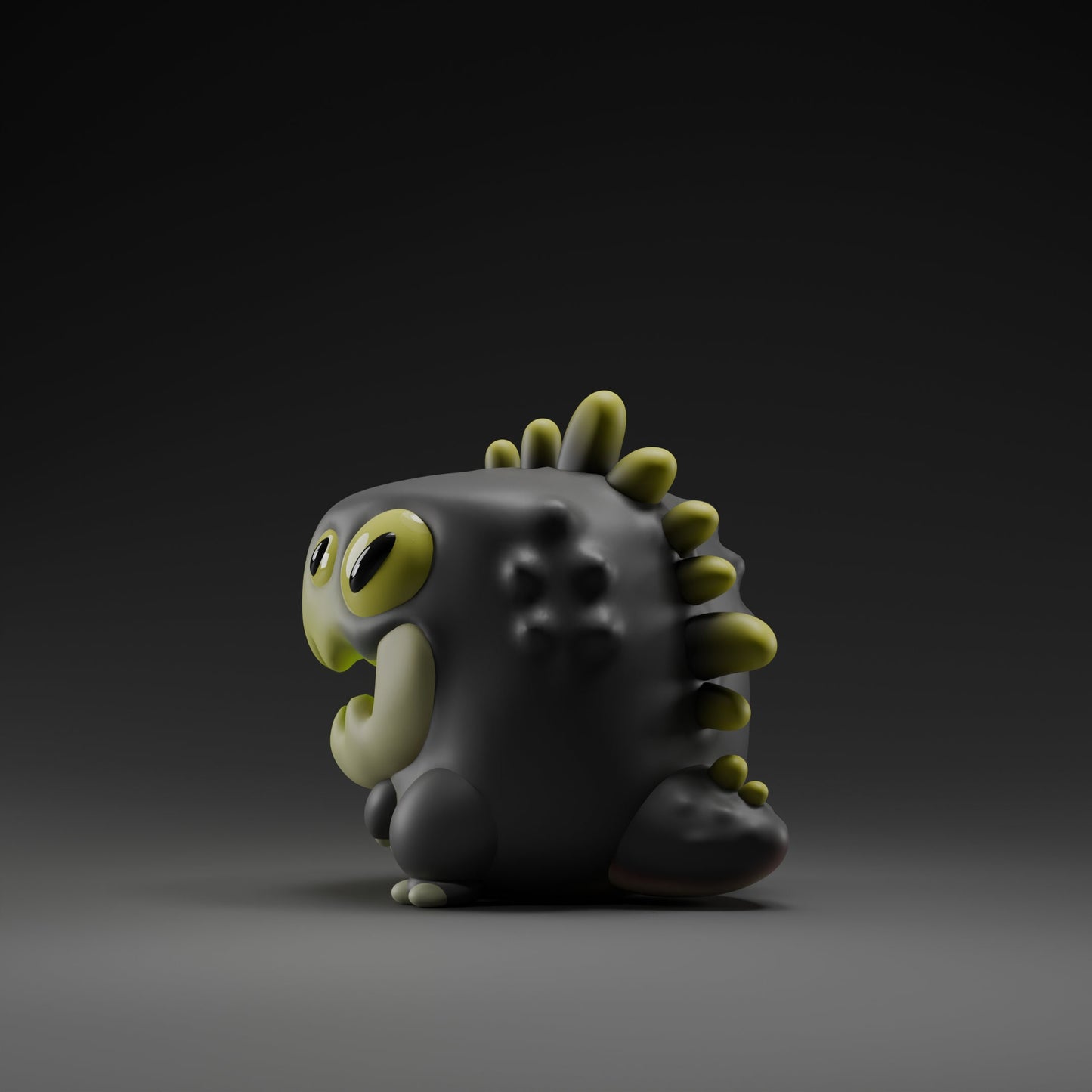 Chompii - UNPAINTED - Grumpii Art Toy