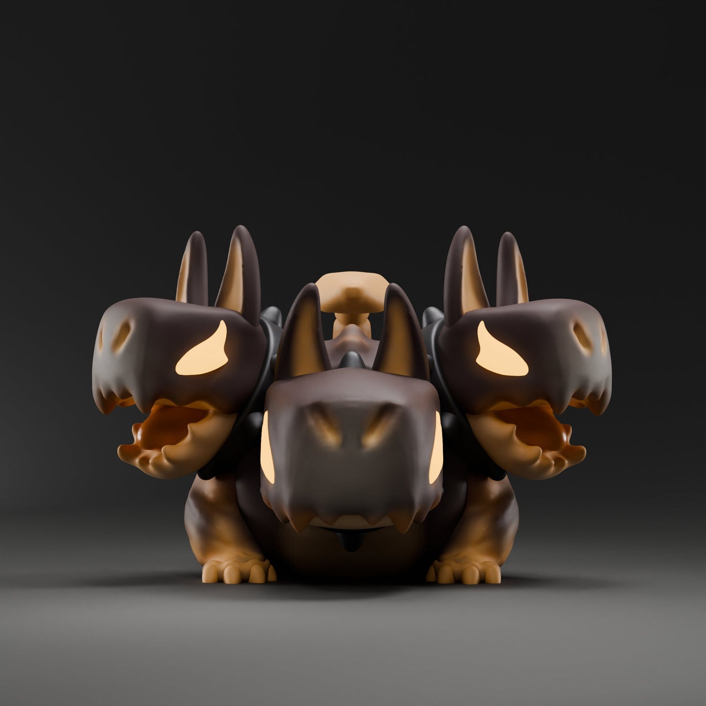 Cerberii - UNPAINTED - Grumpii Art Toy