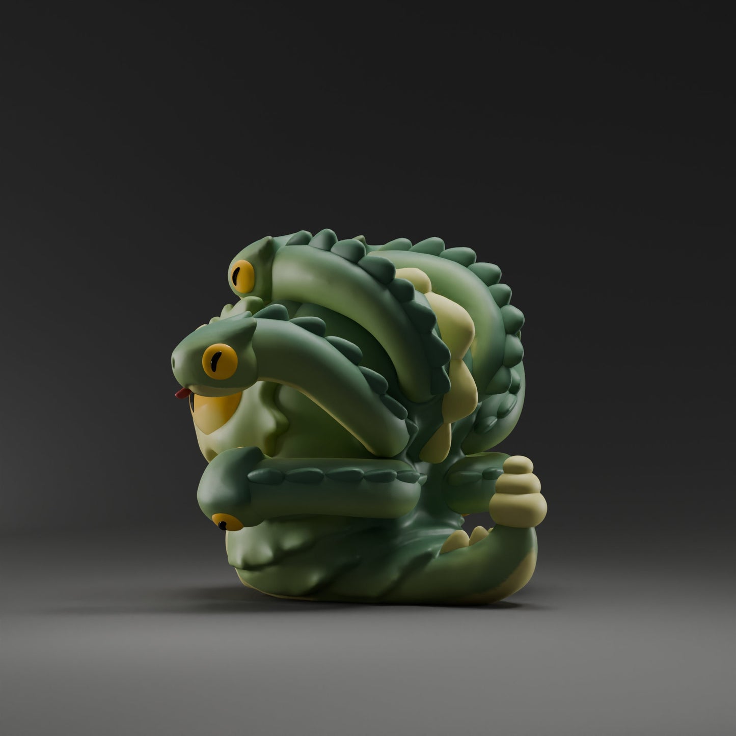 Medusii - UNPAINTED - Grumpii Art Toy