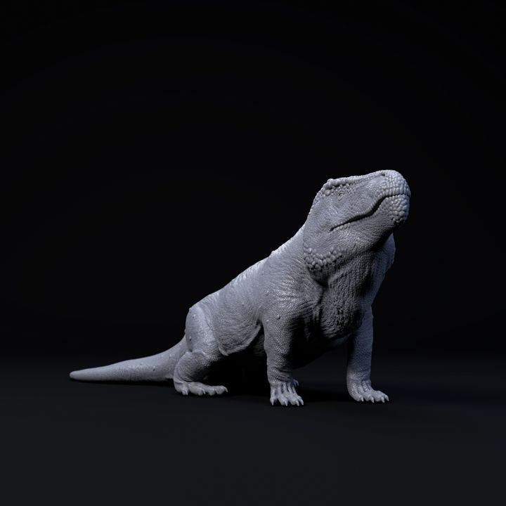 Erythrosuchus resting - UNPAINTED - Dino and Dog Miniatures