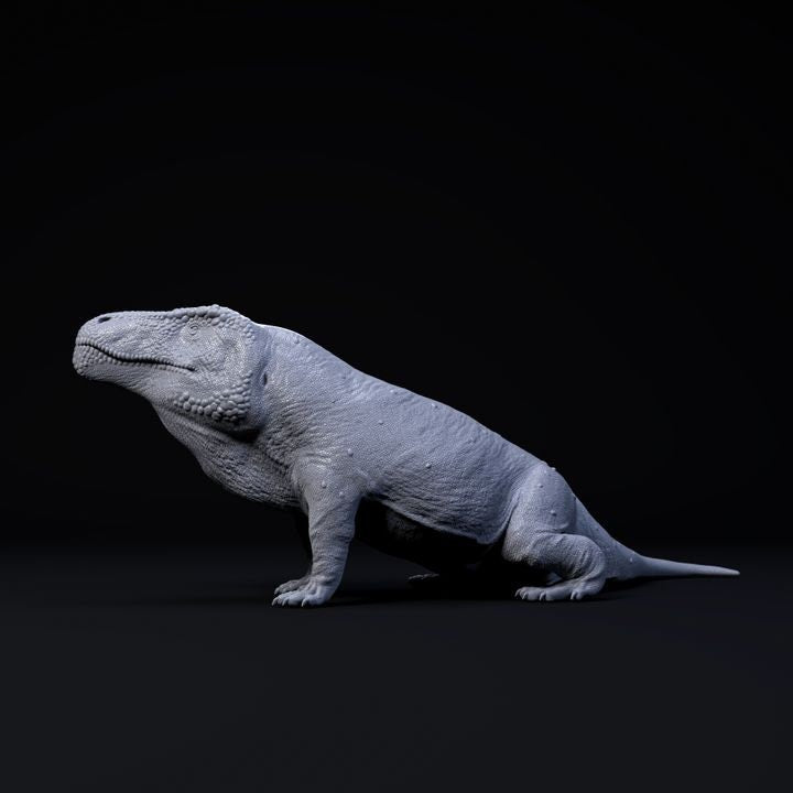 Erythrosuchus resting - UNPAINTED - Dino and Dog Miniatures