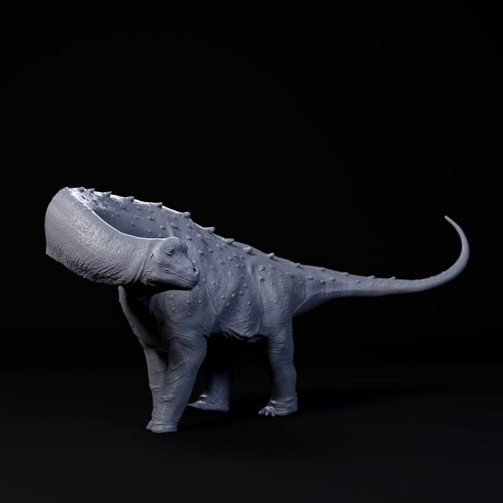 Magyarosaurus looking back - UNPAINTED - Dino and Dog Miniatures