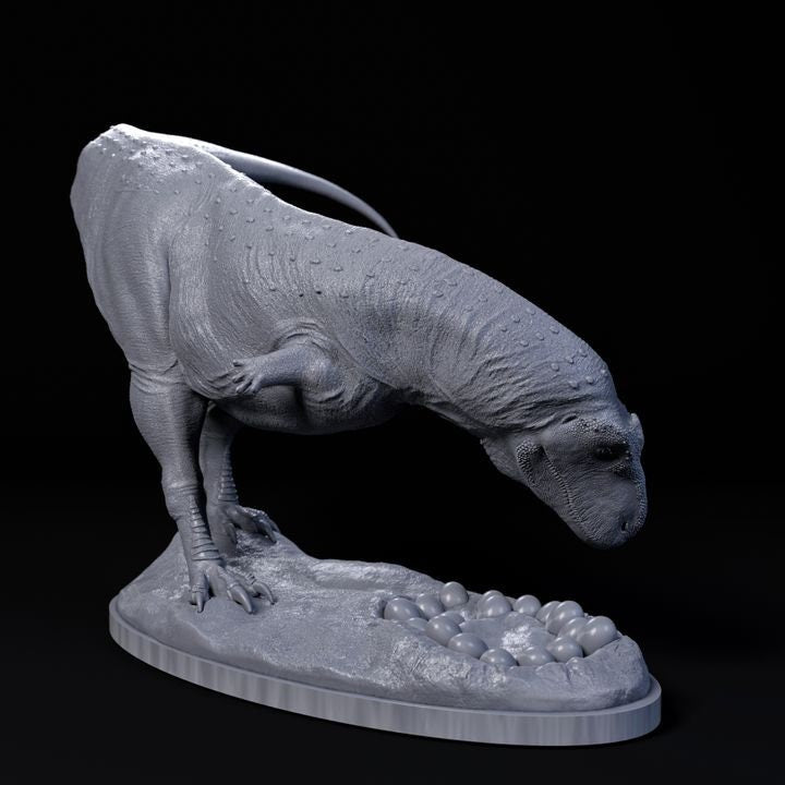 Rajasaurus mother with nest - Dino and Dog Miniatures