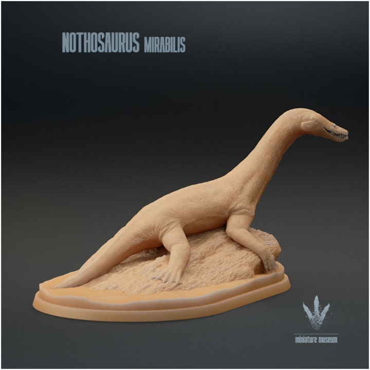 Nothosaurus mirabilis : Resting - UNPAINTED - Miniature Museum