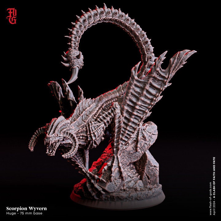 Scorpion Wyvern - Flesh of Gods - UNPAINTED