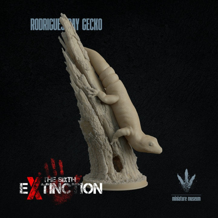 Rodrigues day gecko : Climbing - UNPAINTED - Miniature Museum